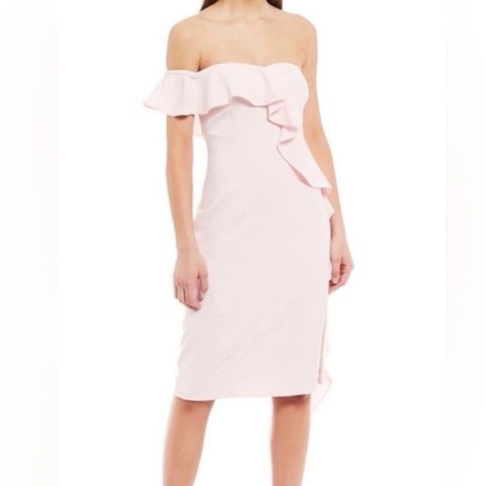 PINK COCKTAIL DRESS | GIANNI BINI | SIZE 0